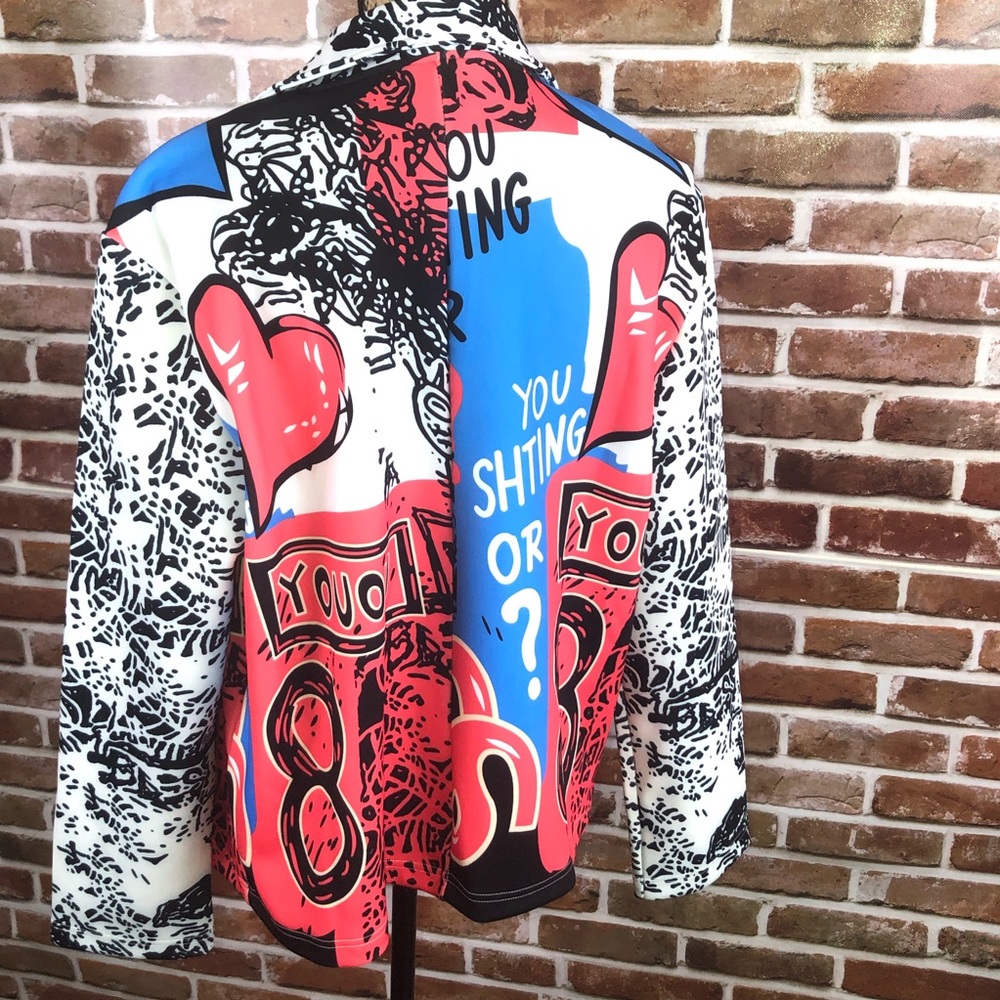 SOLD-Multi colored jacket - Picture 3 of 7